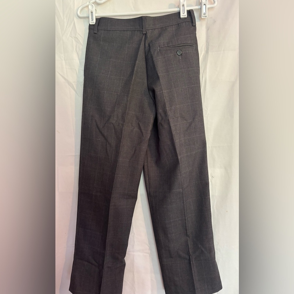Claiborne Kids Formal Checkered Trousers - Grey
